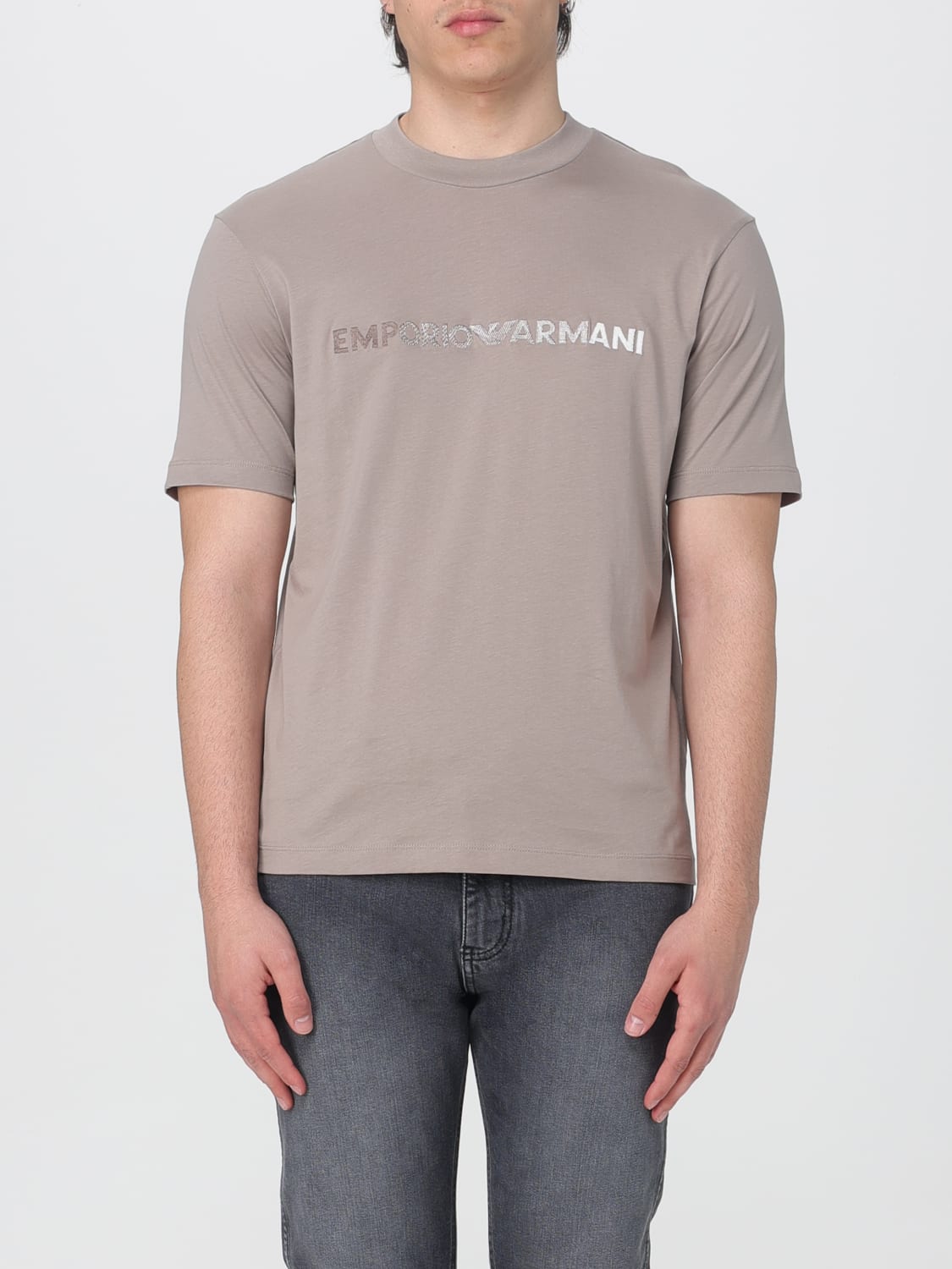 Giglio T-shirt Emporio Armani in cotone con logo