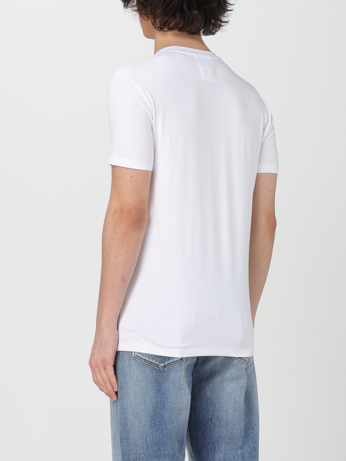 Armani jeans white t shirt deals