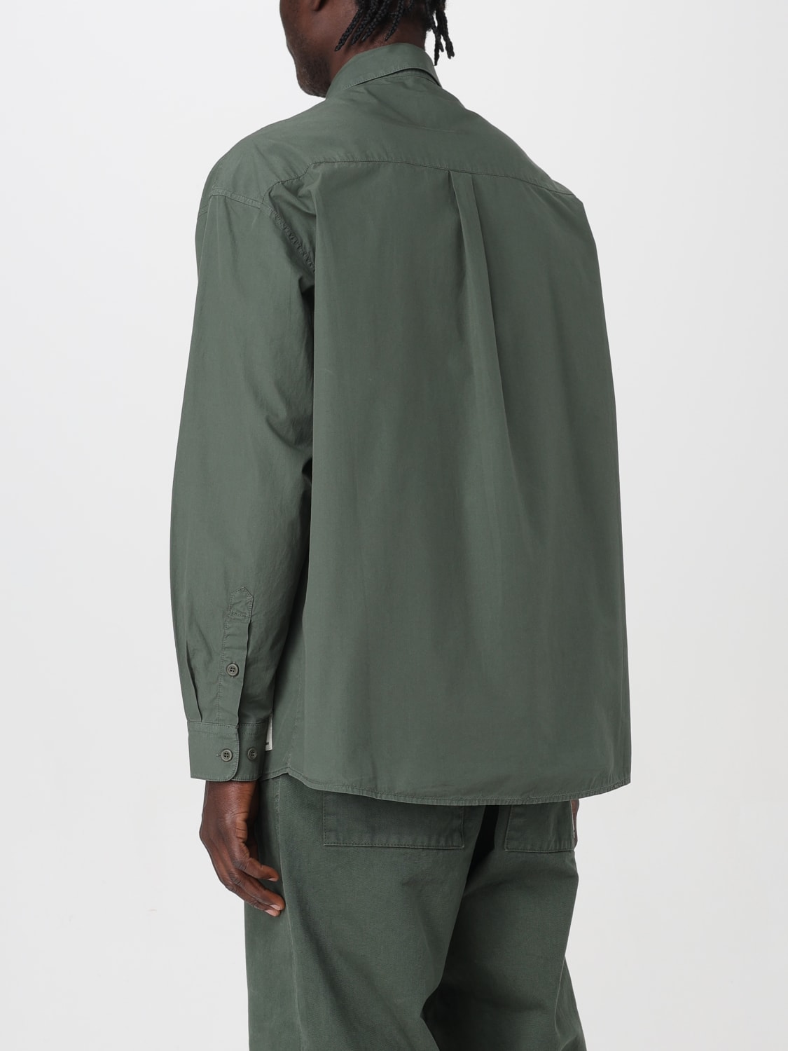 EMPORIO ARMANI CAMICIA: Camicia Emporio Armani in popeline , Militare - Img 3