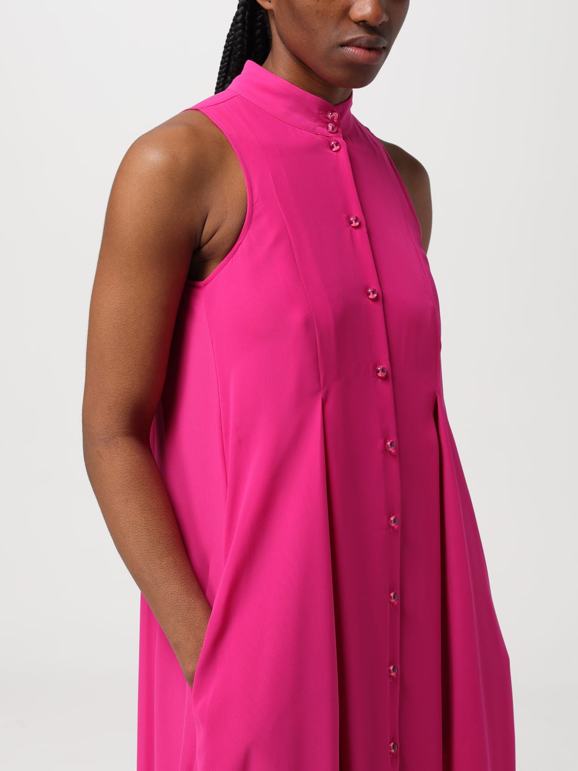Emporio Armani Outlet Dress woman Fuchsia Emporio Armani dress E3NA1EF9906 online at GIGLIO.COM
