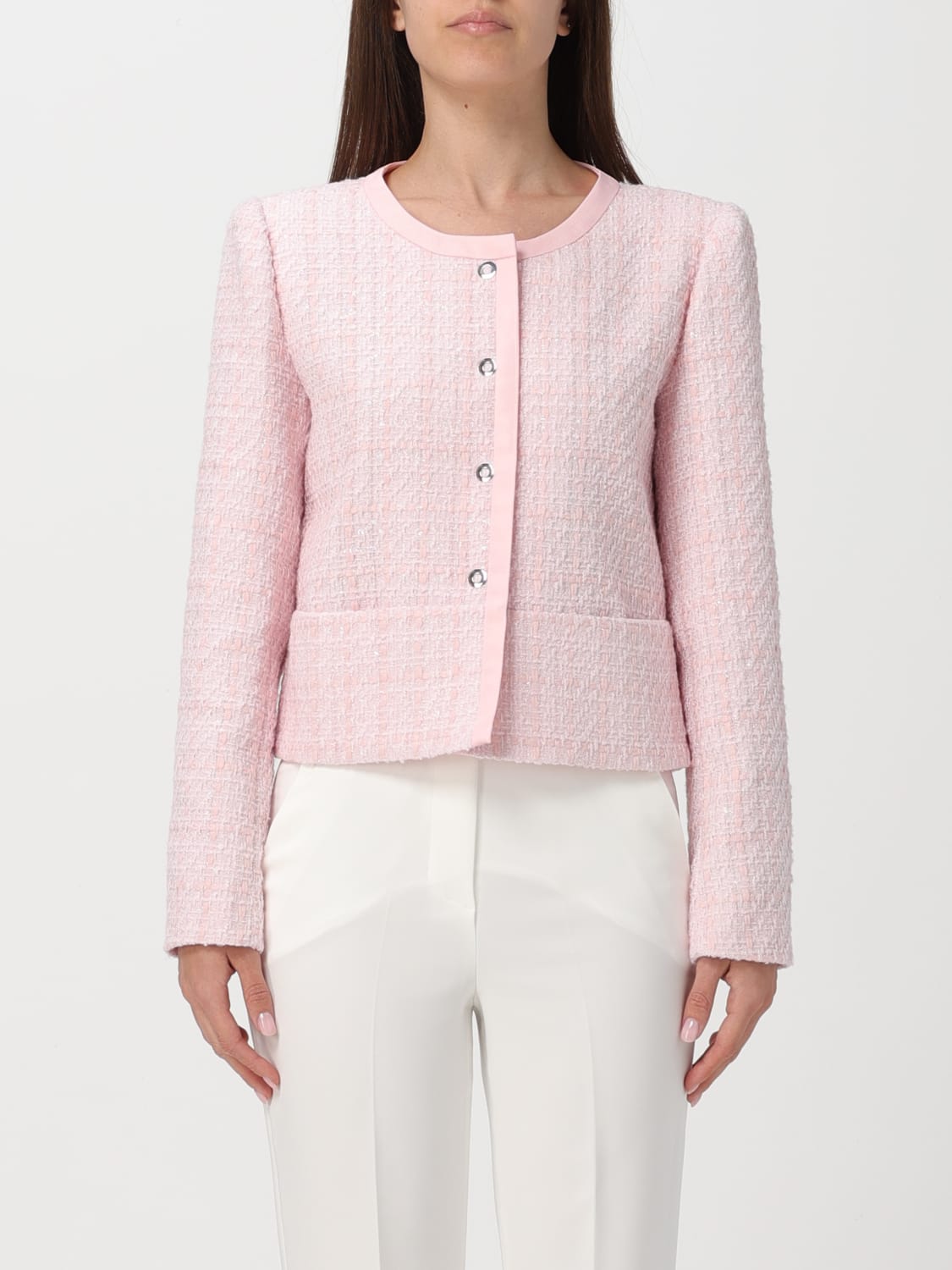 アウターその他 EMPORIO ARMANI Woman Blazer Natural 3D2B842NFZZ F126 Emporio Armani Outlet: Blazer woman - Natural | Emporio