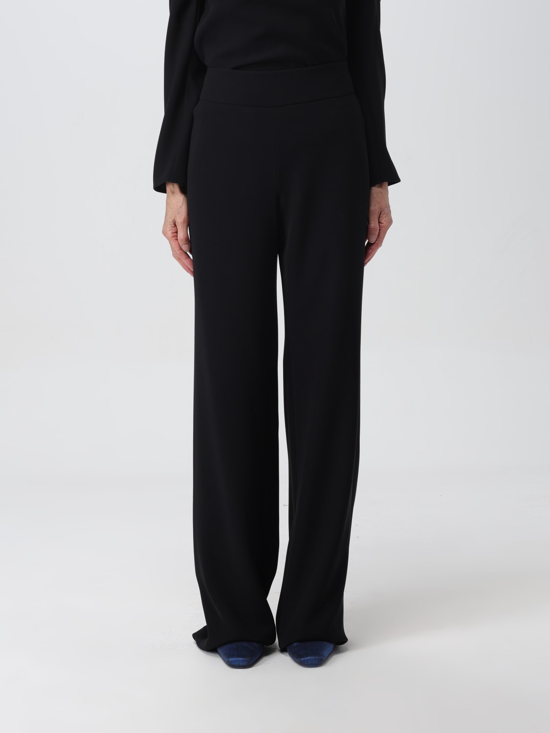 パンツ EMPORIO ARMANI Woman Pants Black 8N2P052NWAZ 0999 Emporio Armani Outlet: Pants woman - Black | Emporio Armani