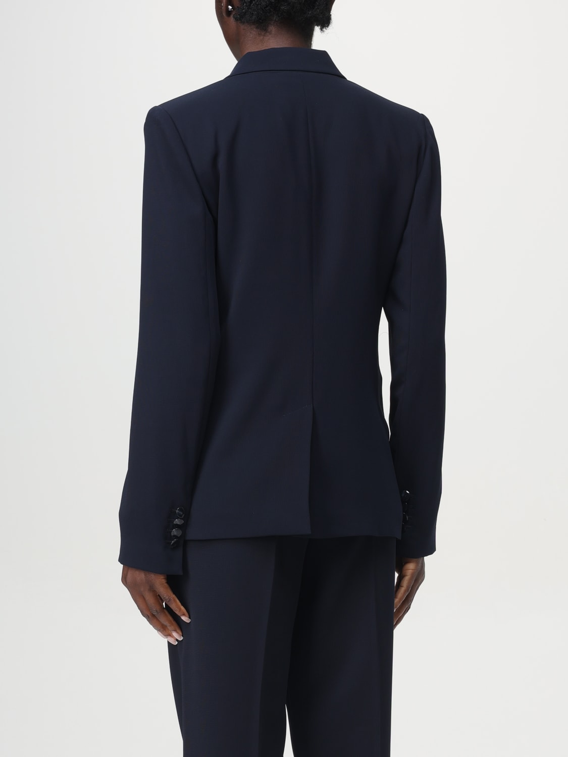 アウターその他 EMPORIO ARMANI Woman Blazer Blue E3NG1NF9903 927 Emporio Armani Outlet: Blazer woman - Blue | Emporio Armani