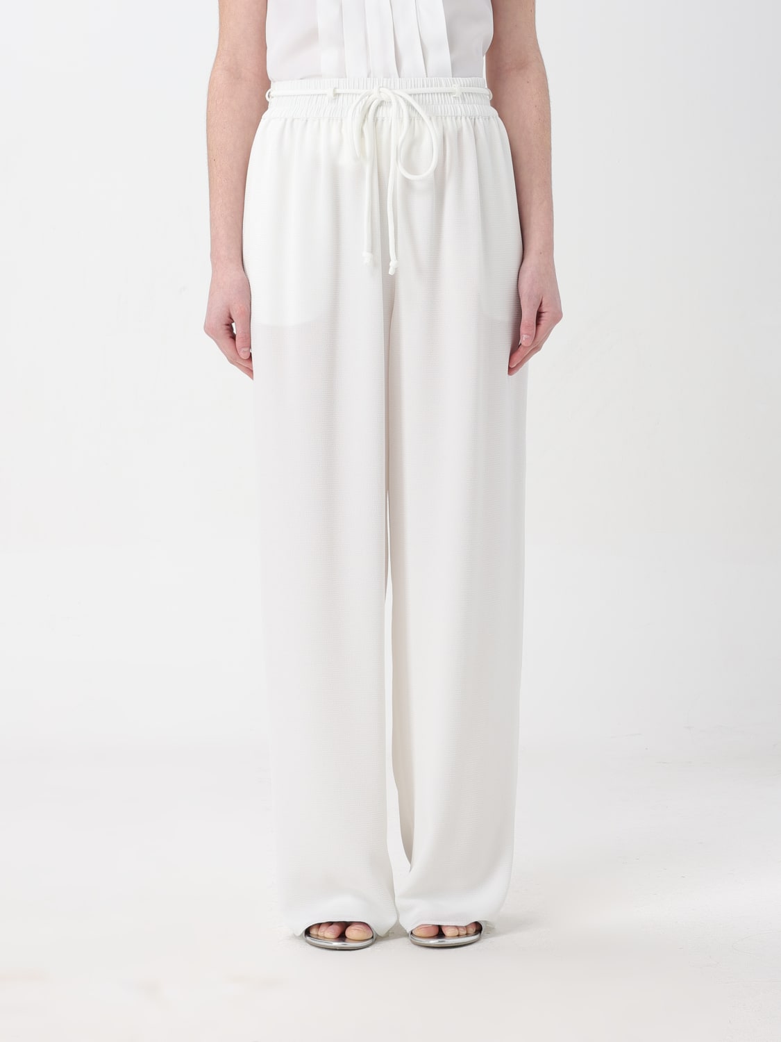 Armani white pants on sale