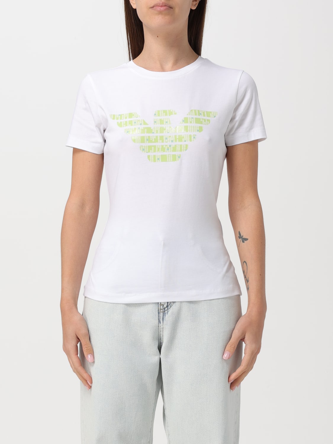 Camiseta emporio armani mujer best sale