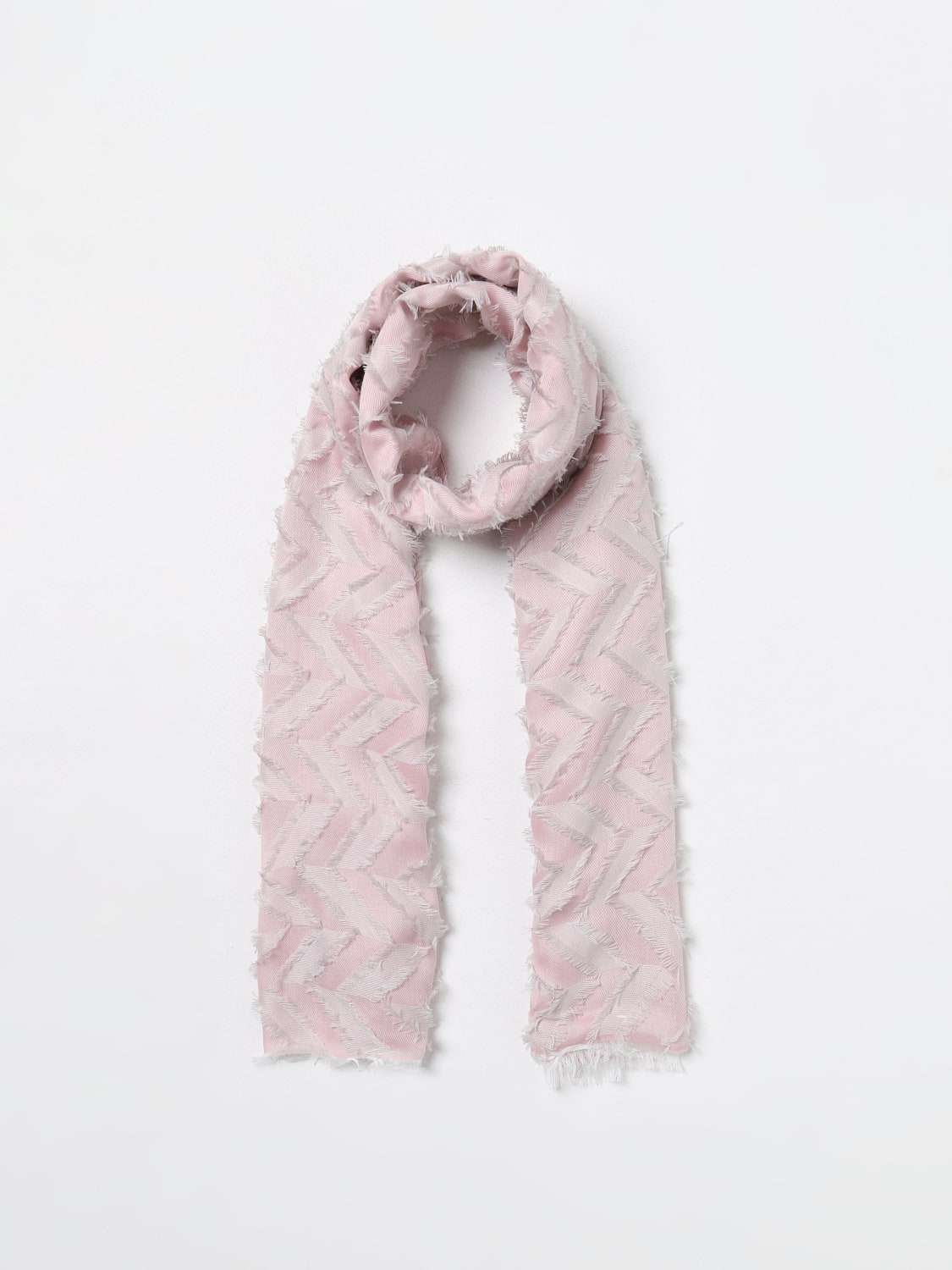 スカーフ EMPORIO ARMANI Woman Scarf Pink 6352334R326 03191 Emporio Armani Outlet: Neck scarf woman - Pink | Emporio