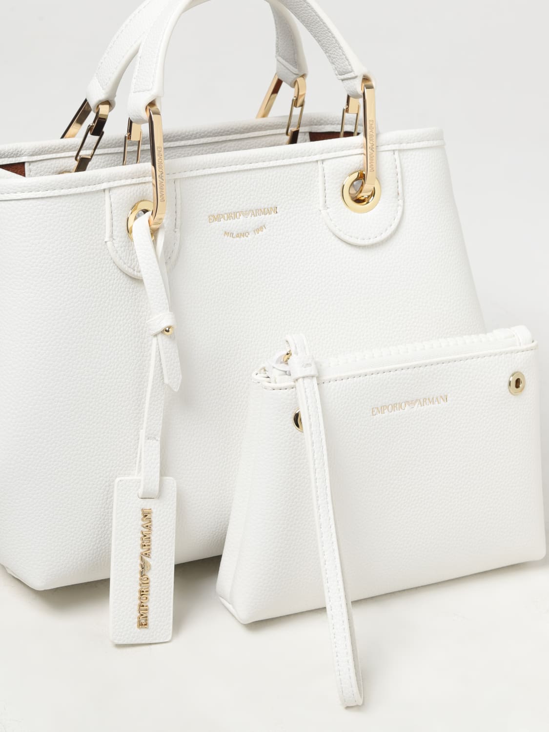 Emporio armani tasche weiss clearance