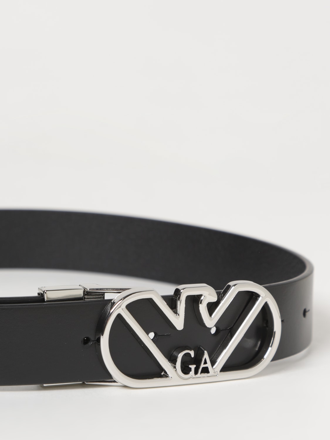 Emporio Armani Outlet Belt woman Black Emporio Armani belt Y3I377YWS7E online at GIGLIO.COM
