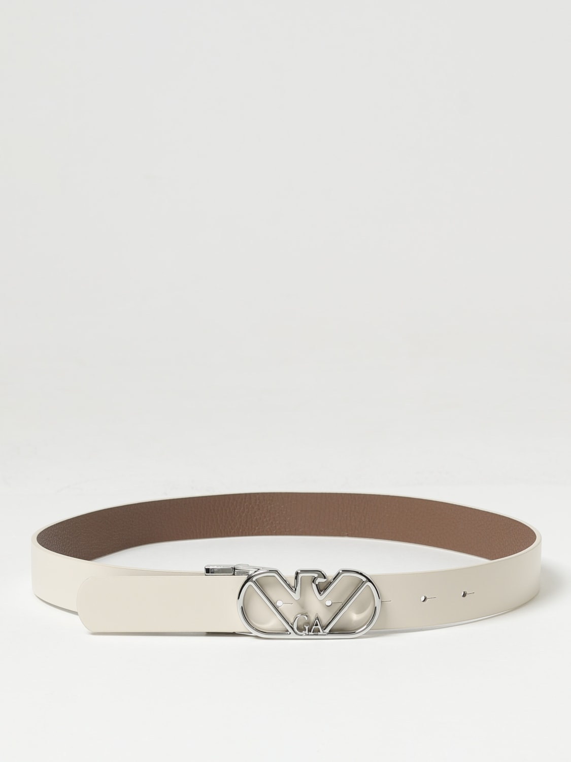 Emporio Armani Outlet: Belt woman - Beige | Emporio Armani