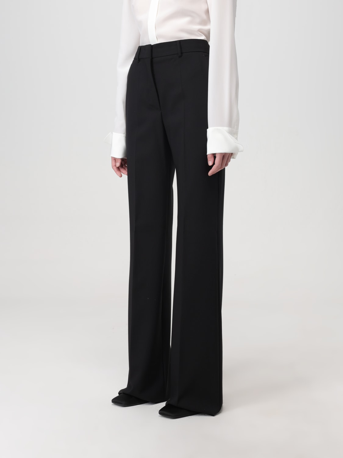 パンツ SPORTMAX Woman Pants Beige 2412131011600 013 Shop Satin Wide Leg Pants Online | Max UAE
