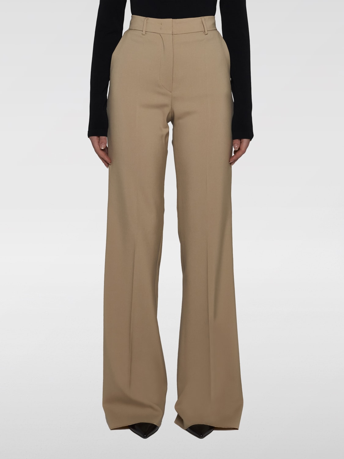 パンツ SPORTMAX Woman Pants Beige 2412131132600 004 SPORTMAX: Pants woman - Beige | Sportmax pants 2412131011600