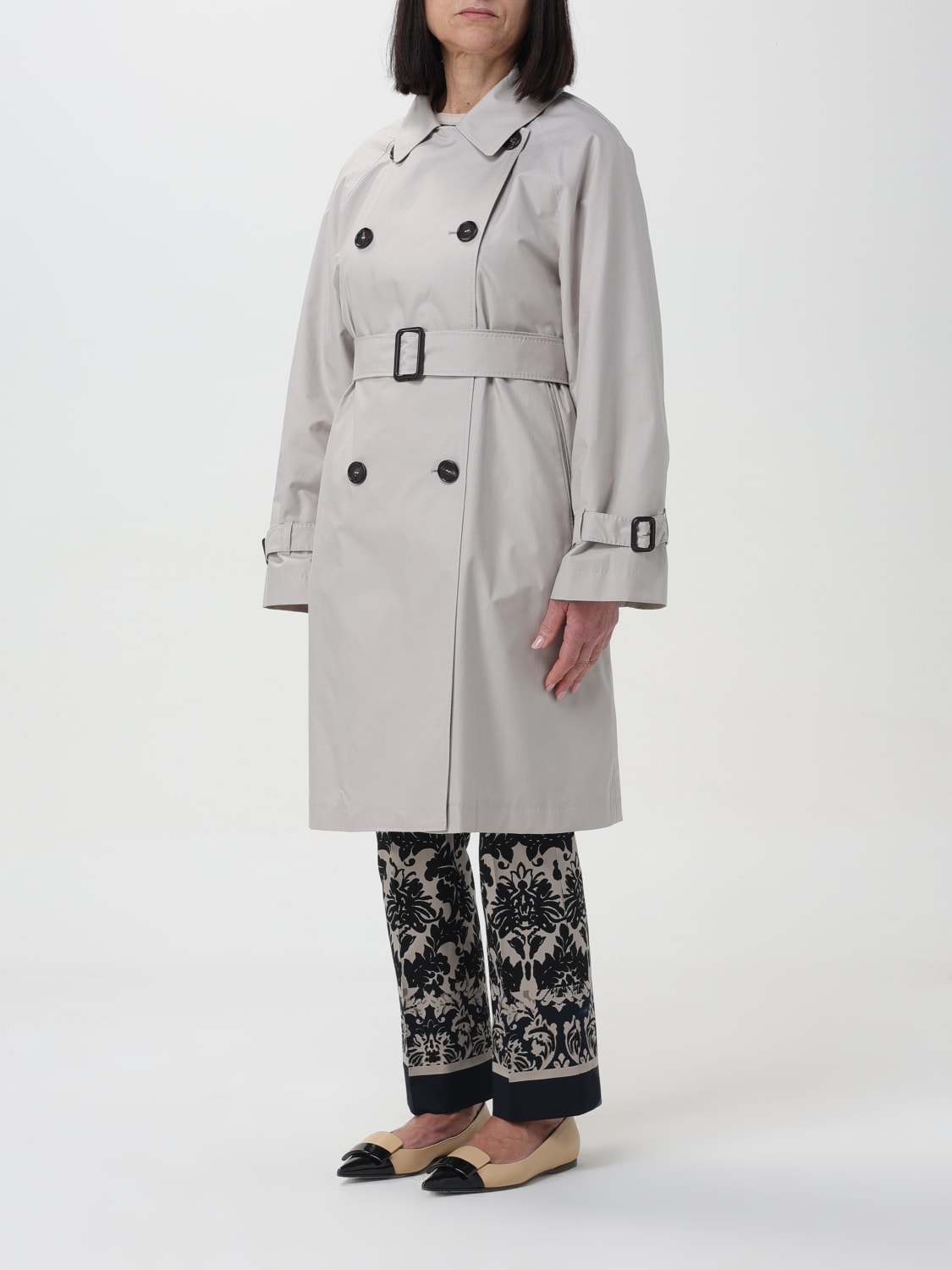 MAX MARA THE CUBE TRENCH COAT: Coat woman Max Mara The Cube, Yellow Cream - Img 4