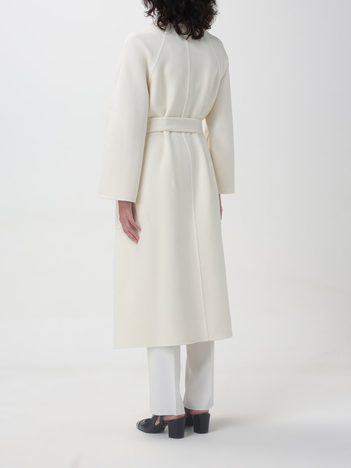 Coat MAX MARA Woman color White