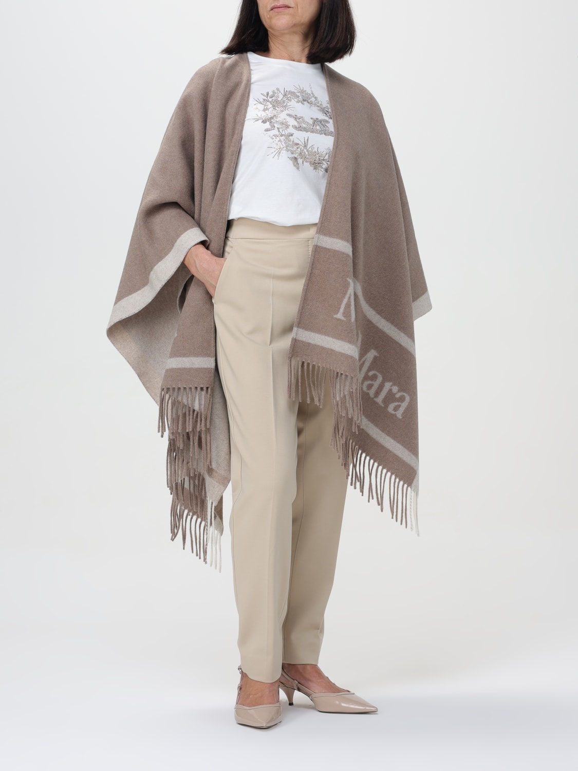 MAX MARA トップス: トップス レディース Max Mara, ホワイト 1 - Img 2