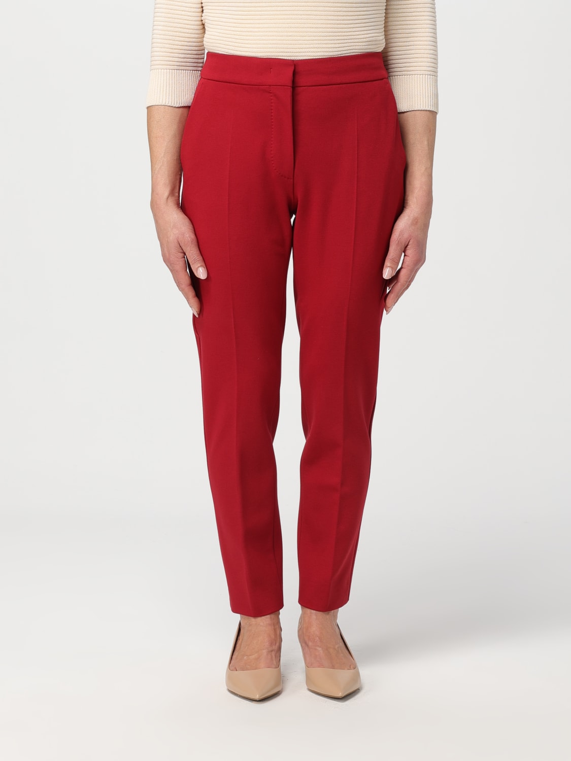 MAX MARA PANTS: Pants woman Max Mara, Red - Img 1