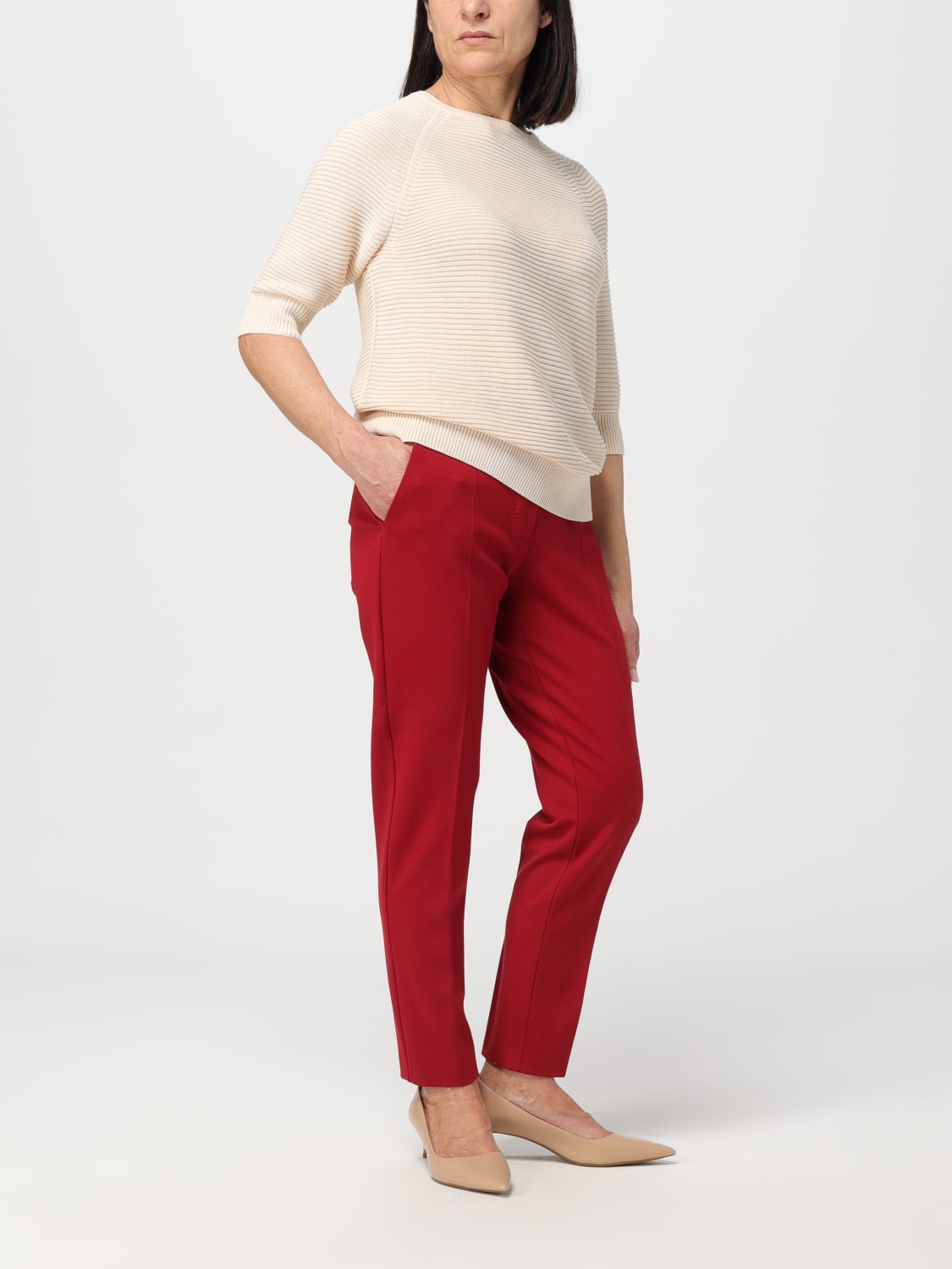 MAX MARA PANTS: Pants woman Max Mara, Red - Img 2