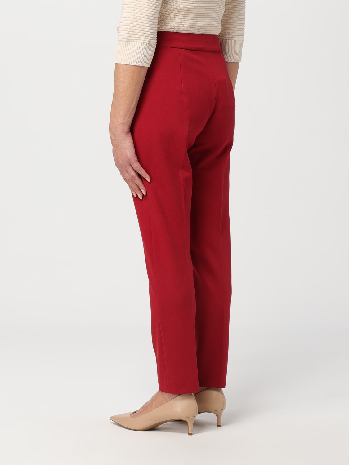 MAX MARA PANTS: Pants woman Max Mara, Red - Img 3