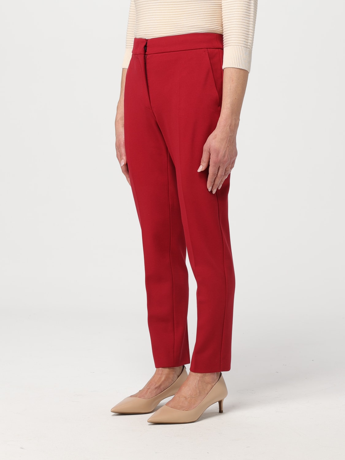 MAX MARA PANTS: Pants woman Max Mara, Red - Img 4