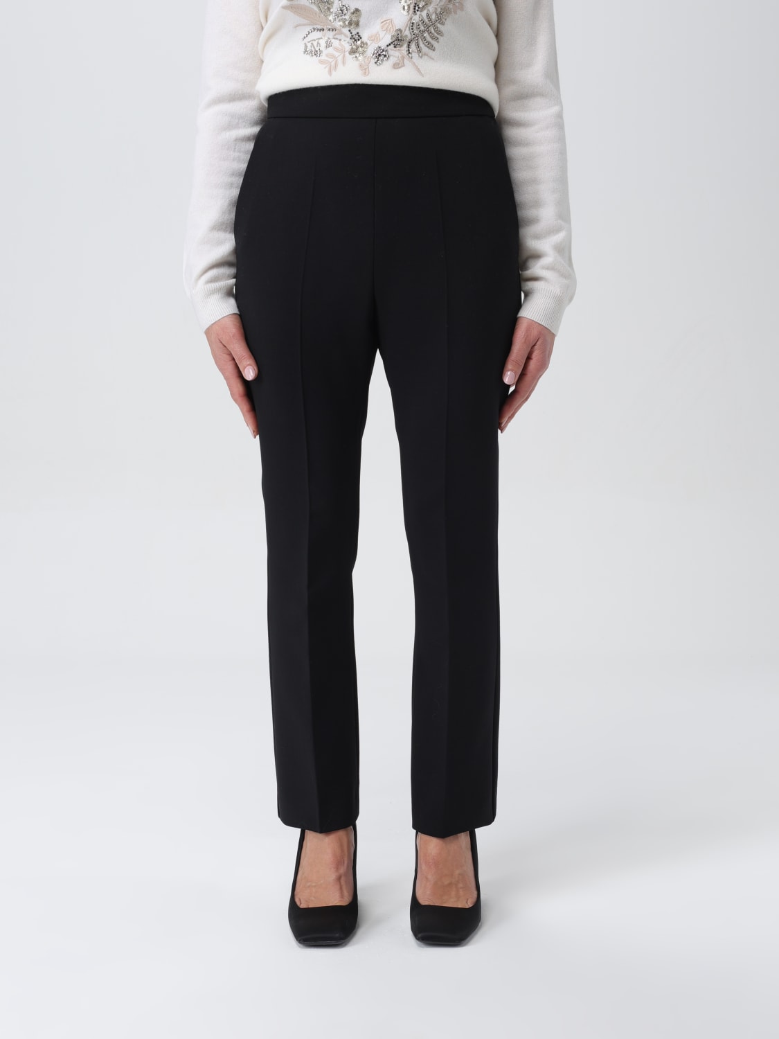 MAX MARA PANTS: Pants woman Max Mara, Black - Img 1