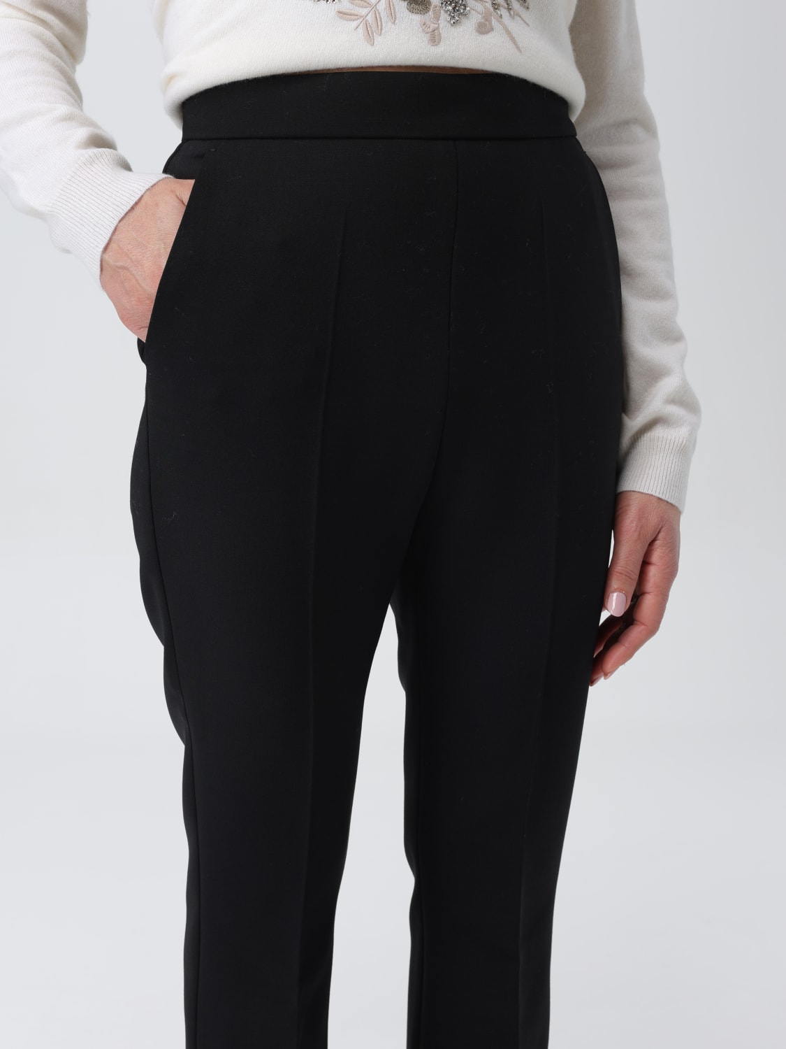 MAX MARA PANTS: Pants woman Max Mara, Black - Img 4