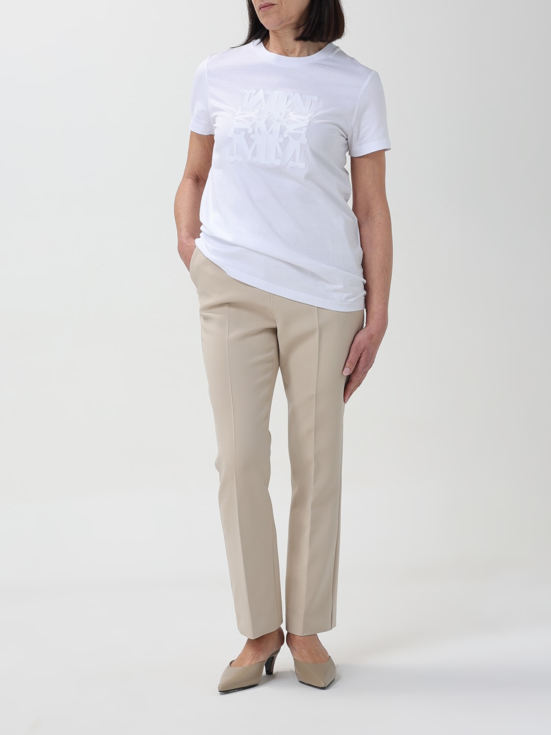 MAX MARA PANTS: Pants woman Max Mara, Beige - Img 2