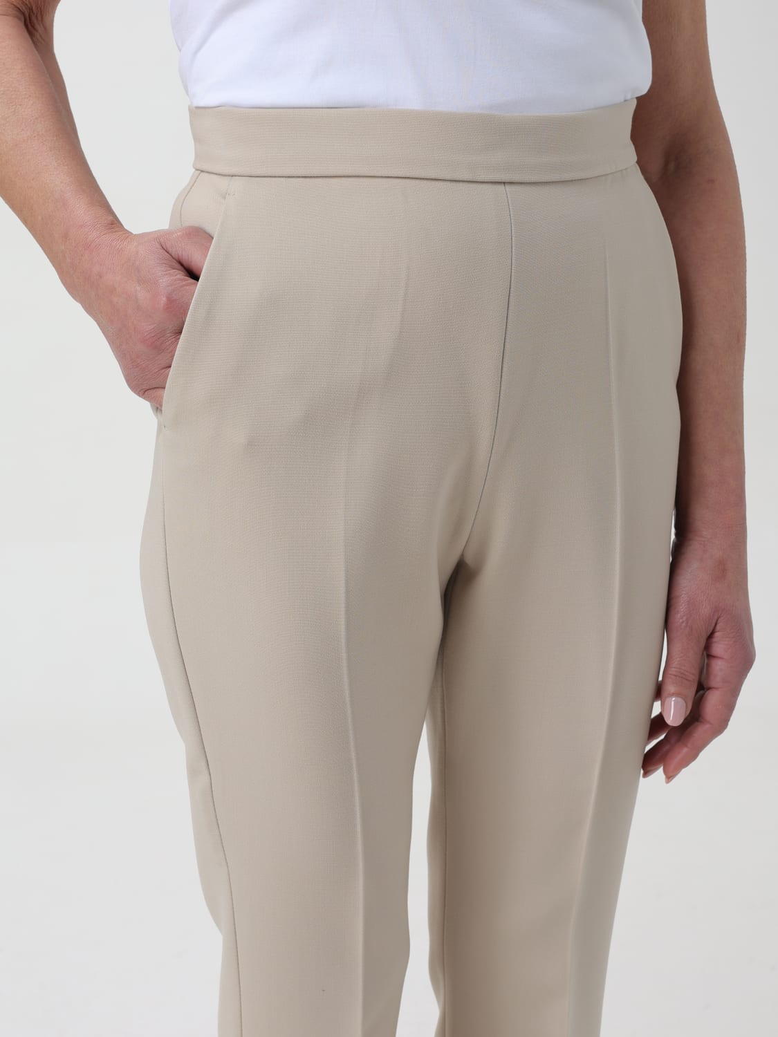 MAX MARA PANTS: Pants woman Max Mara, Beige - Img 5