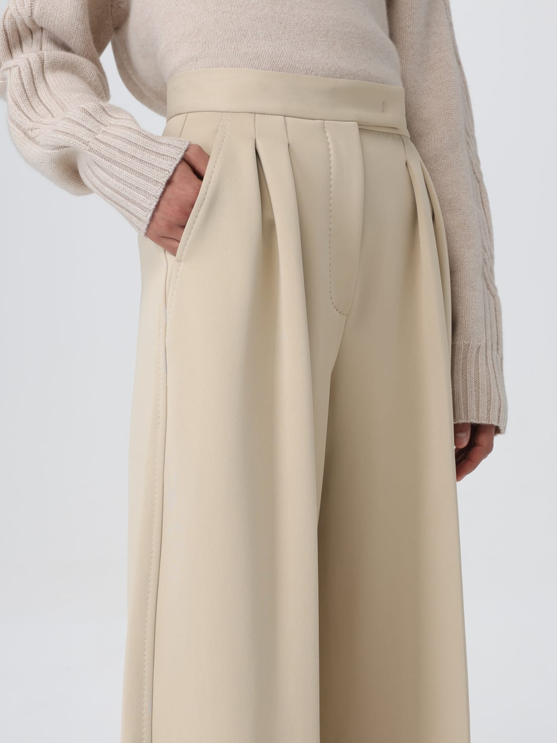 MAX MARA：パンツ レディース - ベージュ | GIGLIO.COM