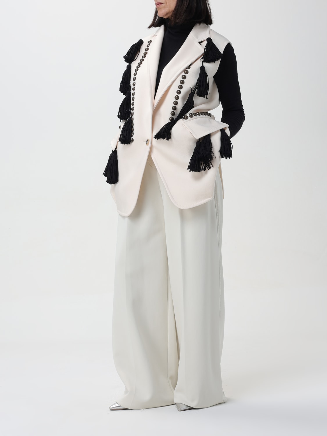 MAX MARA WESTE: Blazer damen Max Mara, Weiß - Img 2