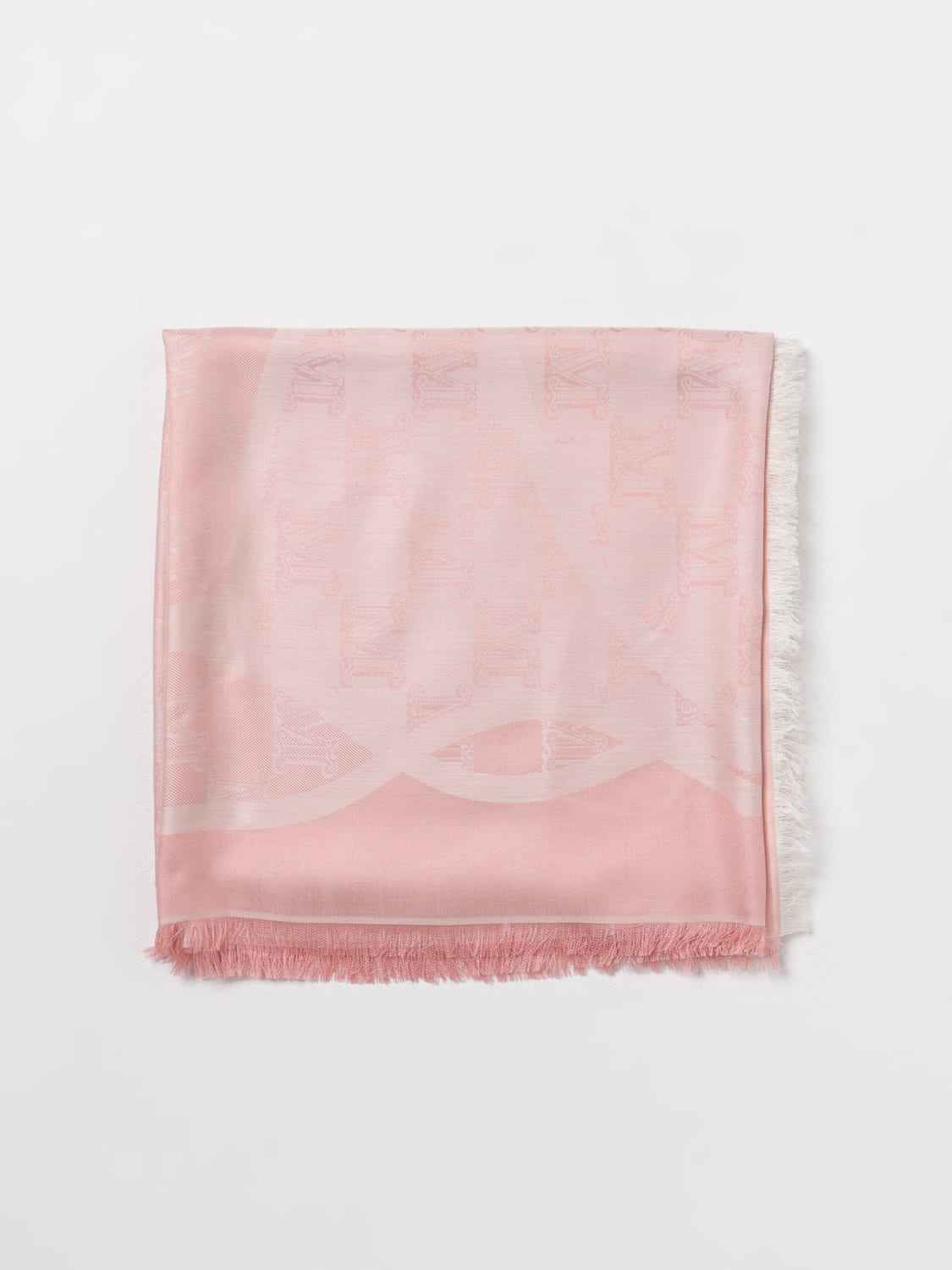 MAX MARA SCARF: Neck scarf woman Max Mara, Pink - Img 1