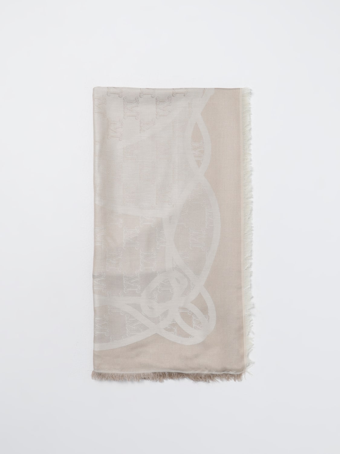 MAX MARA SCARF: Neck scarf woman Max Mara, Sand - Img 1