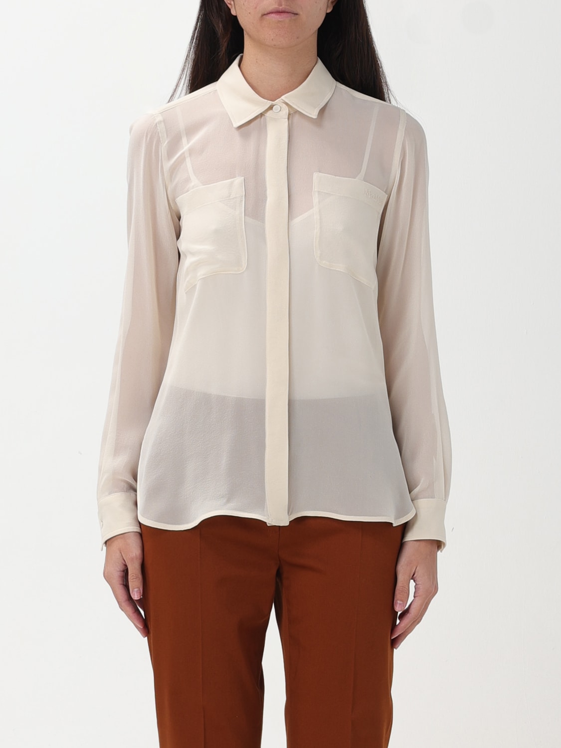 MAX MARA TOP: Top woman Max Mara, White - Img 1