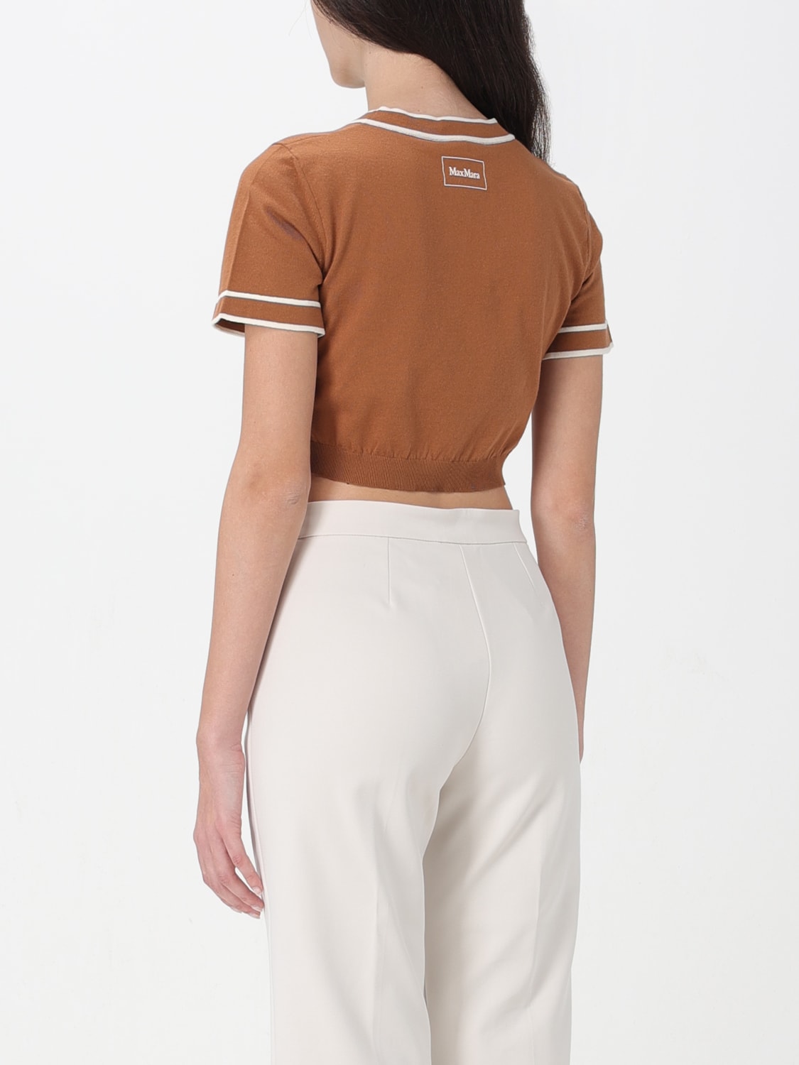 MAX MARA トップス: トップス レディース Max Mara, レザー - Img 2