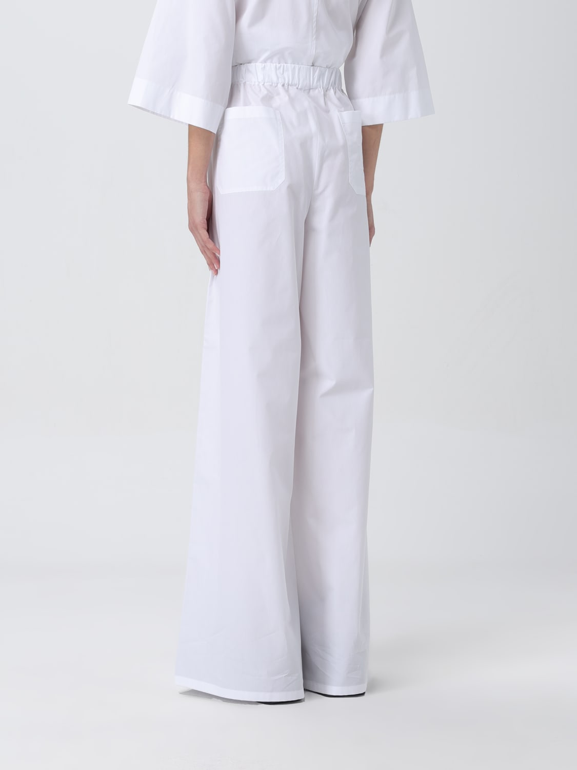 MAX MARA PANTALON: Pantalon femme Max Mara, Blanc - Img 3