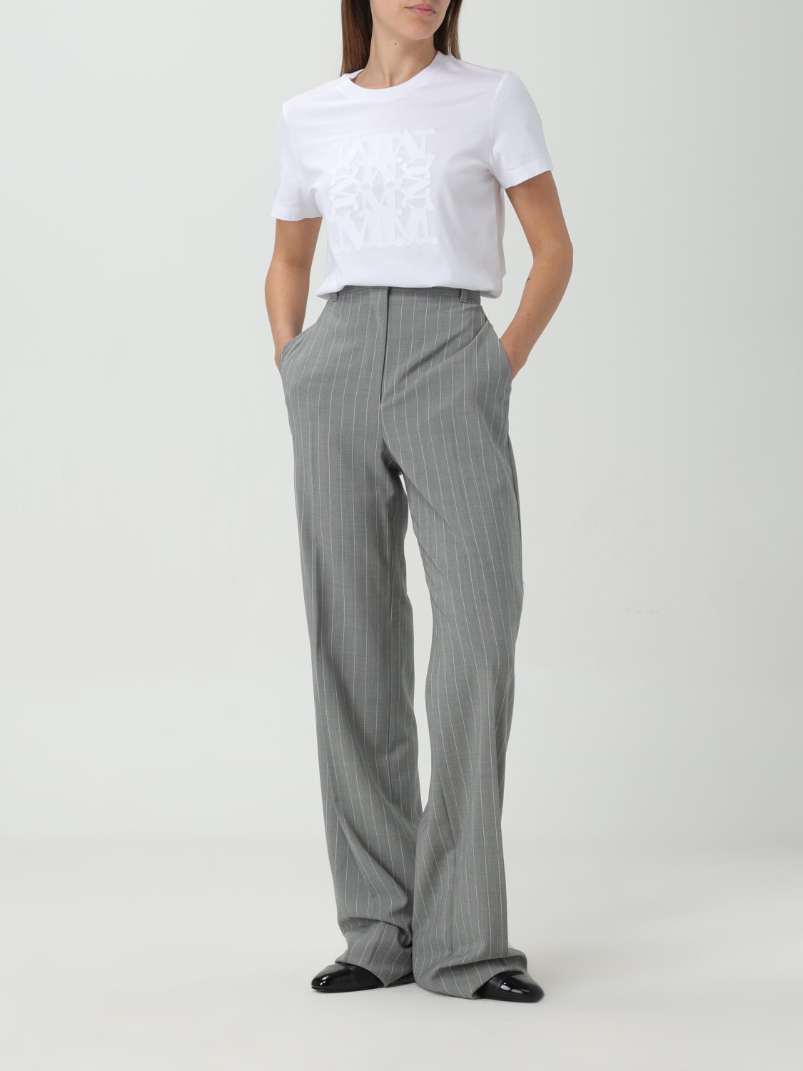 MAX MARA トップス: トップス レディース Max Mara, ホワイト - Img 2