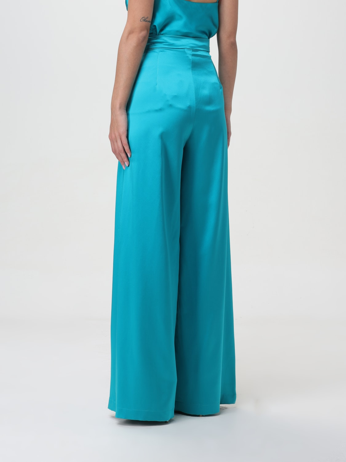 MAX MARA PANTALON: Pantalon femme Max Mara, Vert - Img 3