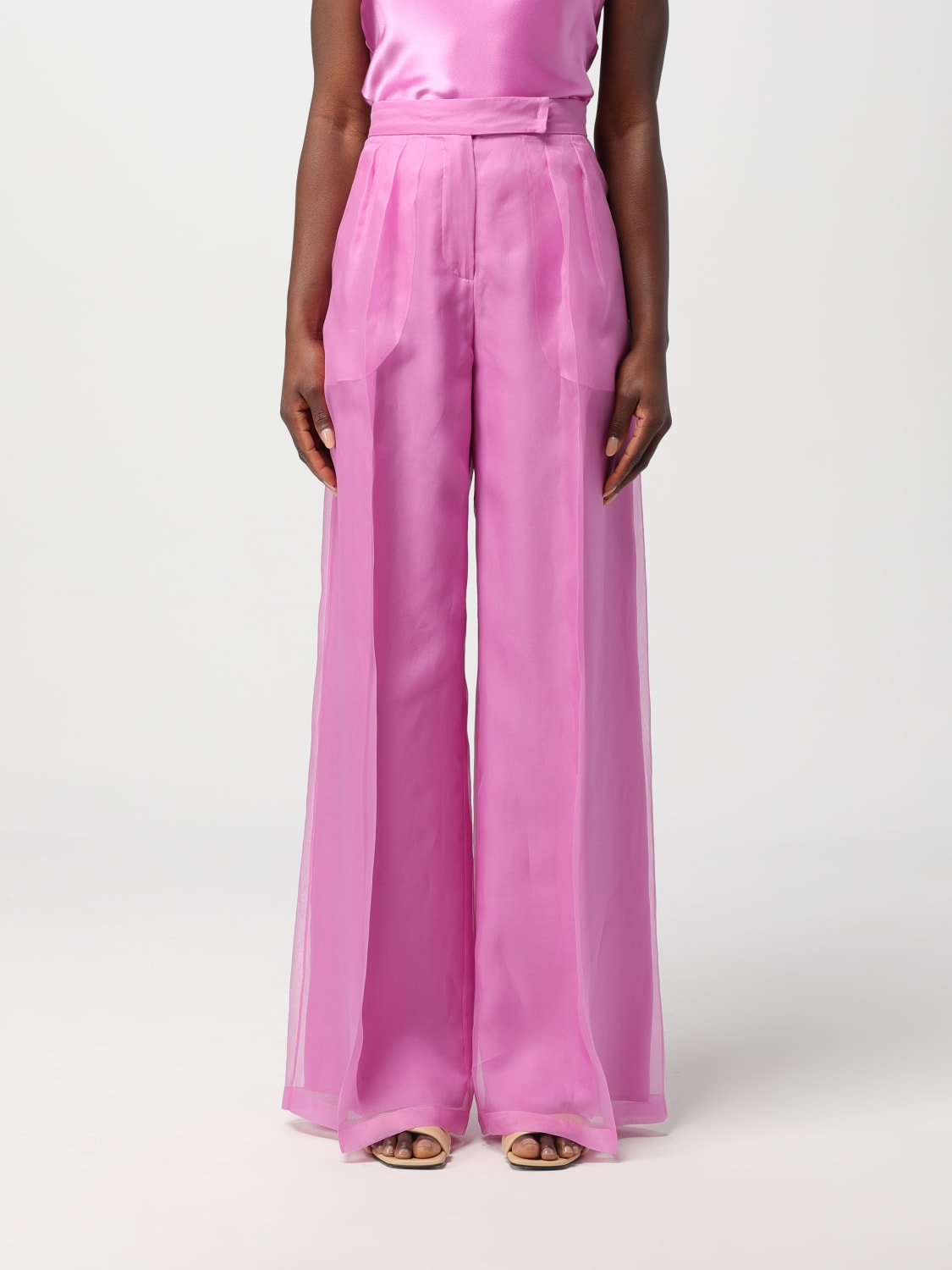 MAX MARA HOSE: Hose damen Max Mara, Pink - Img 1