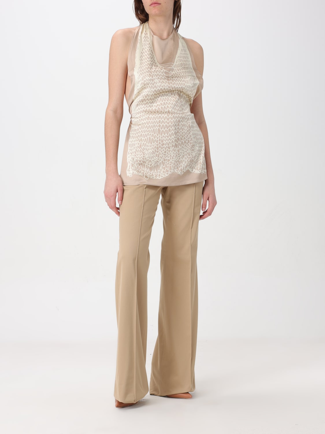 パンツ SPORTMAX Woman Pants Beige 2412131132600 004 Sportmax Outlet: Pants woman - Beige | Sportmax pants
