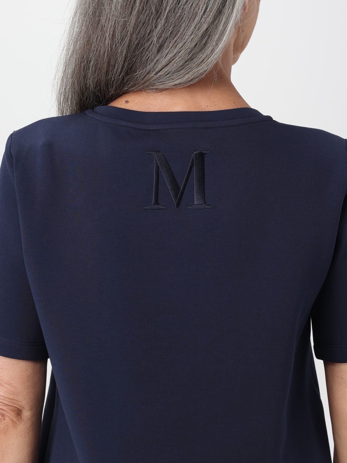 'S MAX MARA T-SHIRT: T-shirt woman 's Max Mara, Blue - Img 4