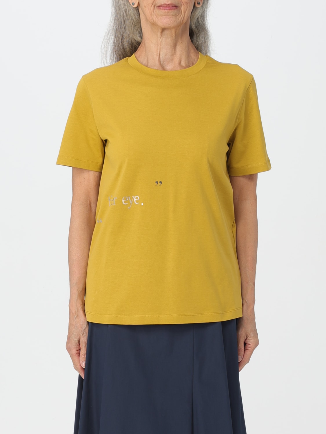 'S MAX MARA T-SHIRT: T-shirt woman 's Max Mara, Yellow - Img 1