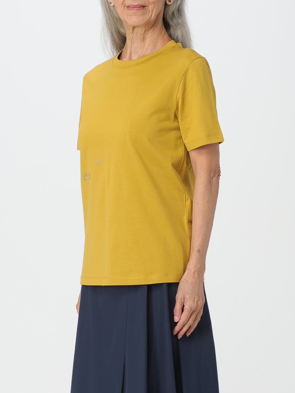 'S MAX MARA T-SHIRT: T-shirt woman 's Max Mara, Yellow - Img 4