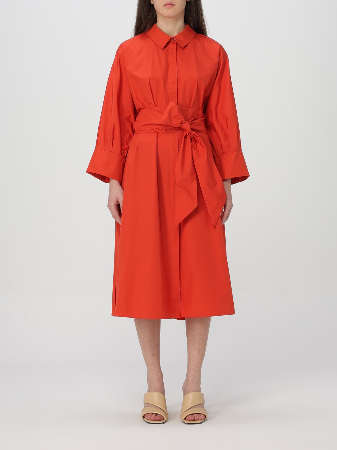 S Max Mara Outlet Dress Woman Orange S Max Mara Dress 2419221013600 Online At Giglio