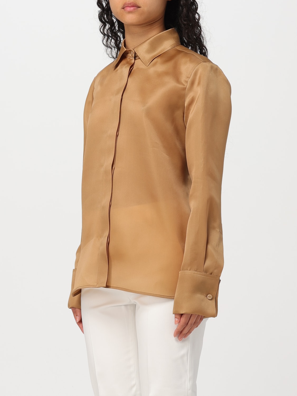 MAX MARA SHIRT: Shirt woman Max Mara, Leather - Img 4