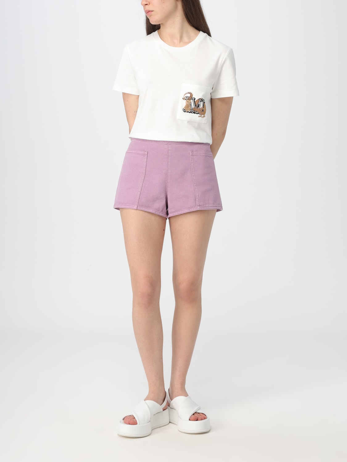 MAX MARA SHORT: Short woman Max Mara, Lilac - Img 2