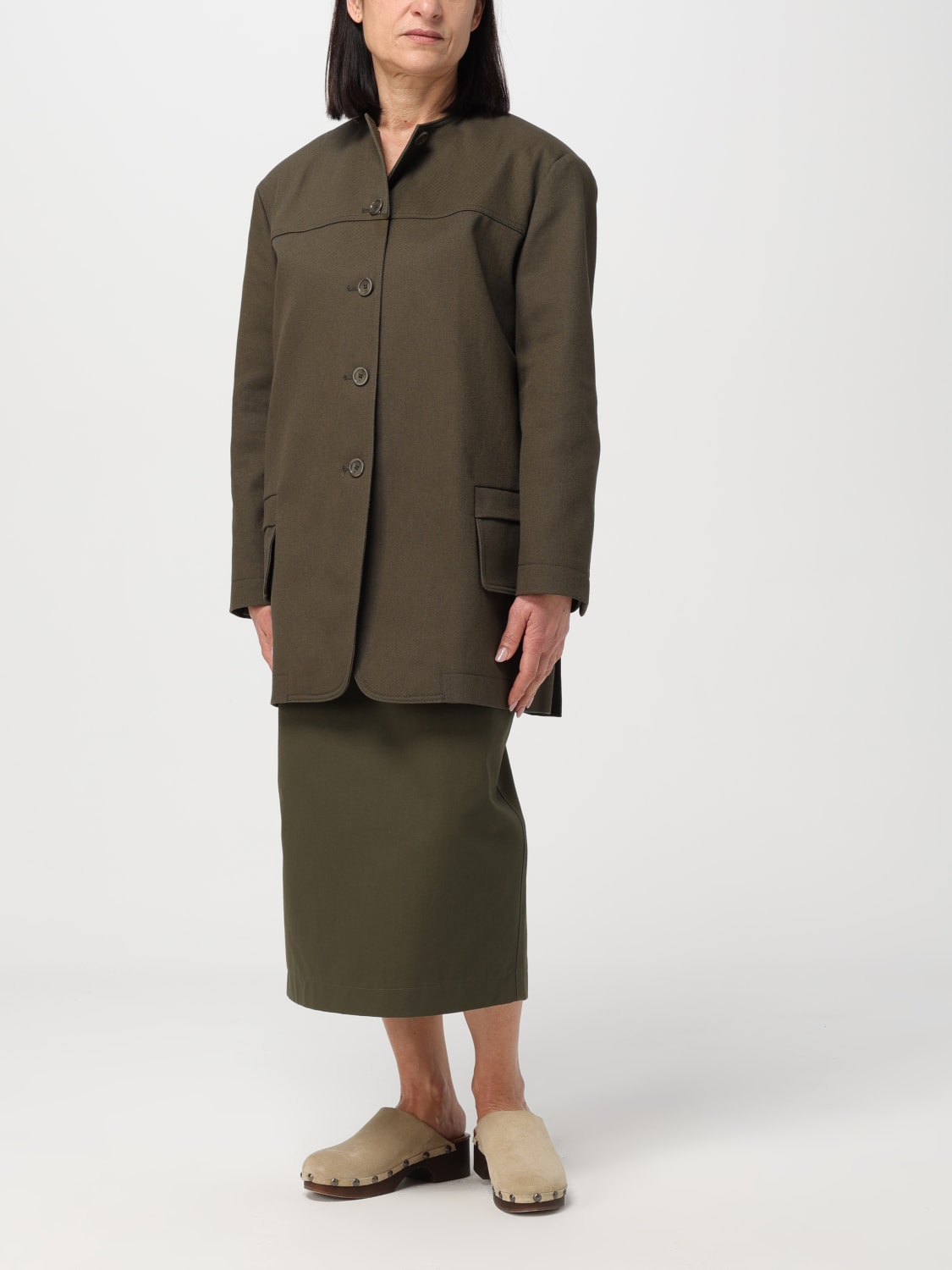 ジャケット MAX MARA Woman Jacket Green 2411041083600 004 Max Mara Outlet: Blazer woman - Green | Max Mara jacket