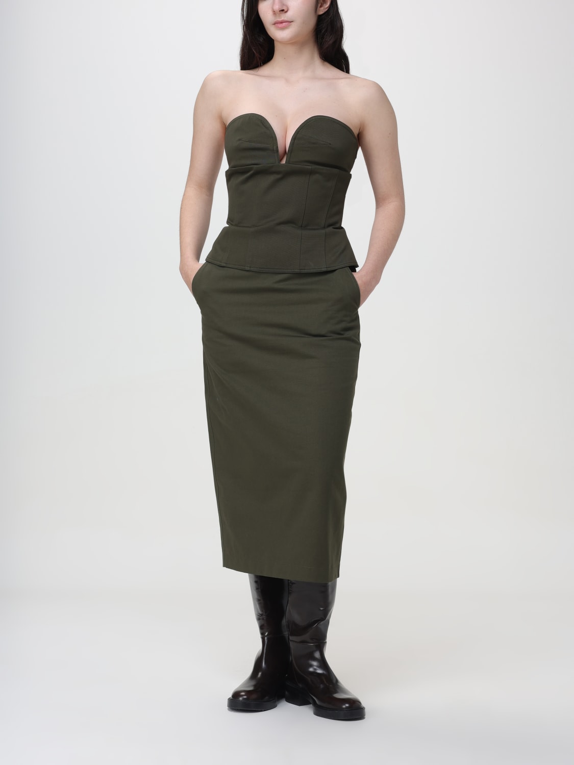 MAX MARA SKIRT: Skirt woman Max Mara, Green - Img 2