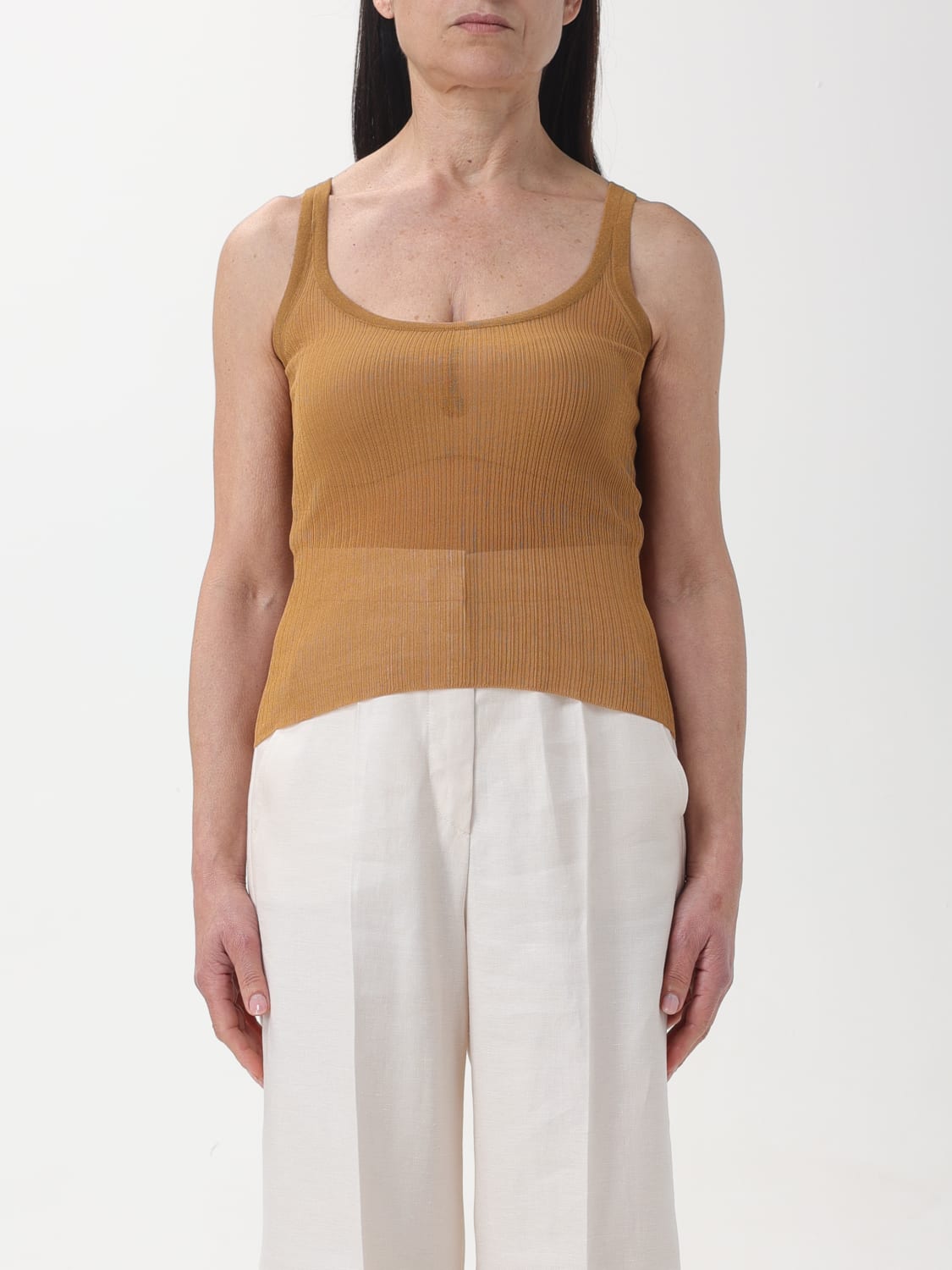 MAX MARA TOP: Top woman Max Mara, Leather - Img 1