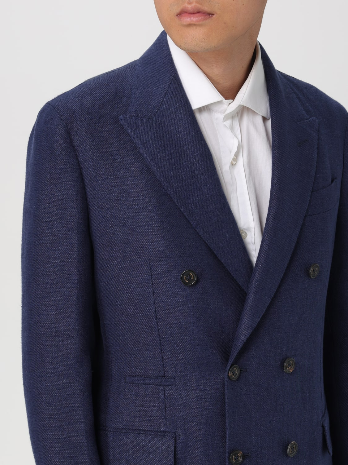 ELEVENTY BLAZER: Blazer homme Eleventy, Bleu - Img 4