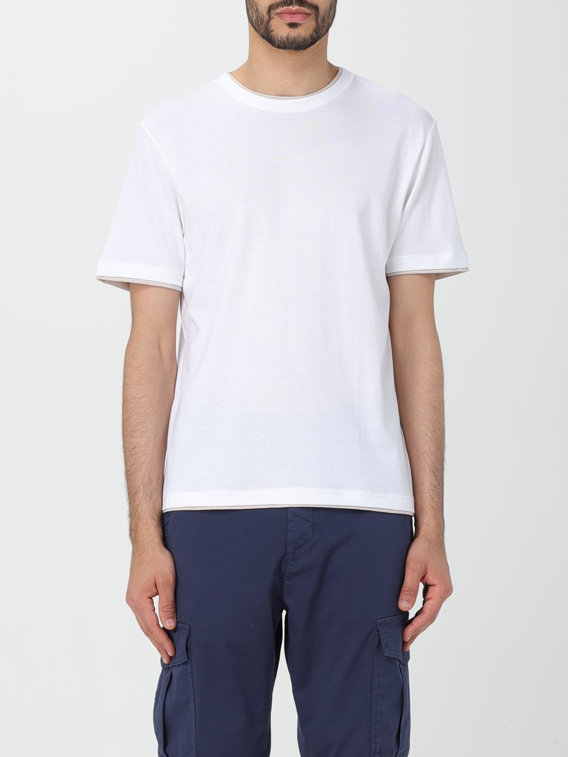 ELEVENTY T-SHIRT: T-shirt herren Eleventy, Weiß - Img 1