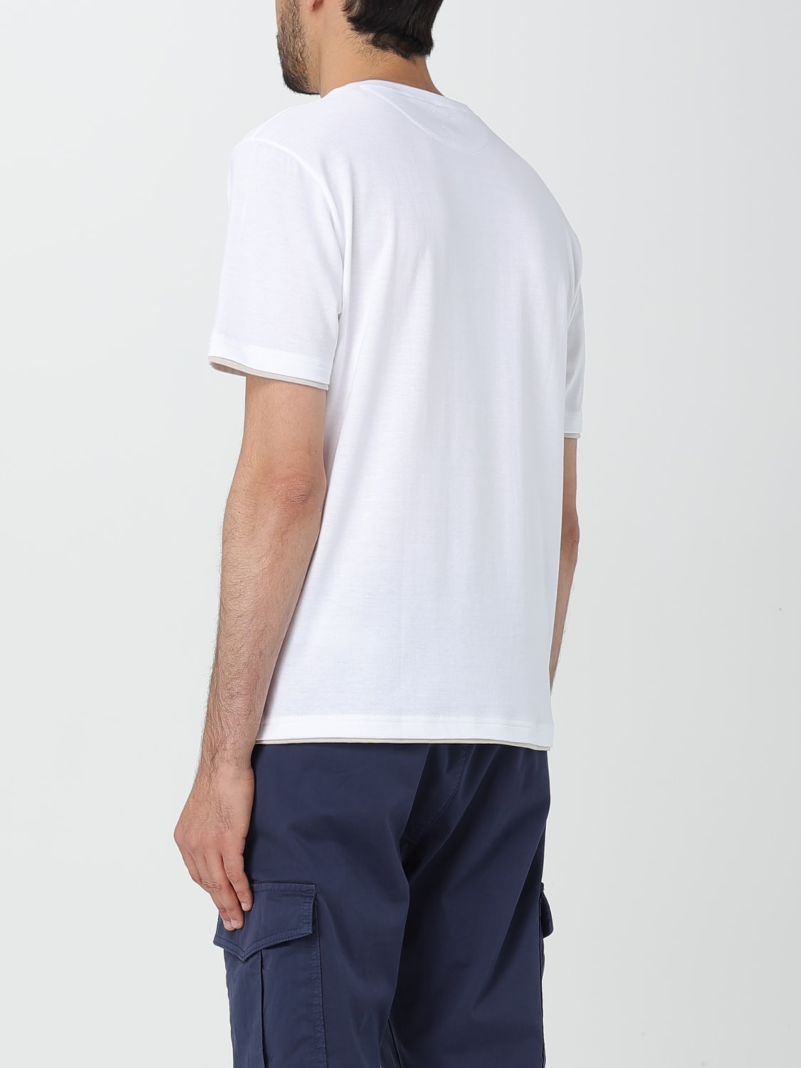 ELEVENTY T-SHIRT: T-shirt herren Eleventy, Weiß - Img 2