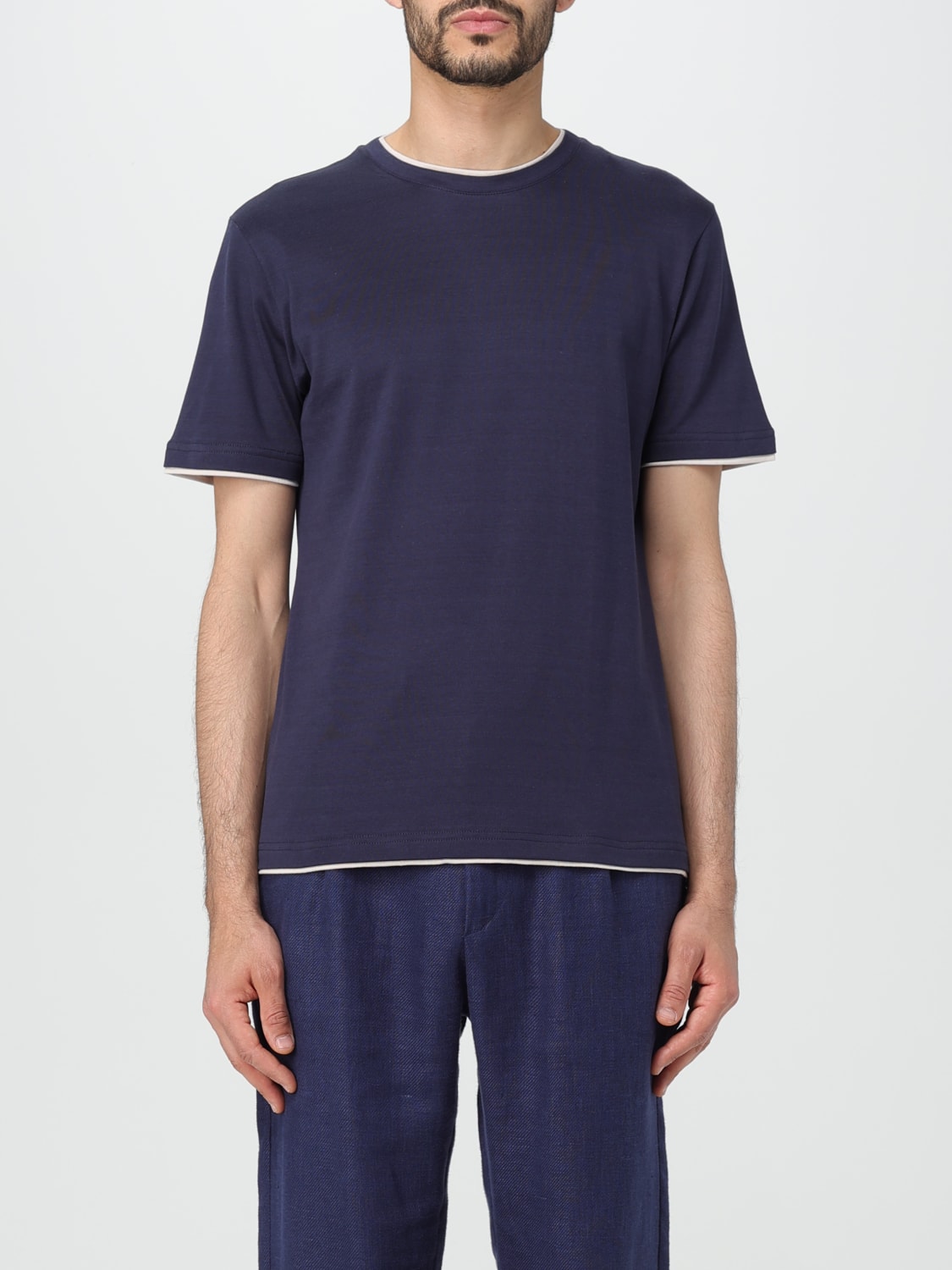 ELEVENTY T-SHIRT: T-shirt men Eleventy, Blue - Img 1